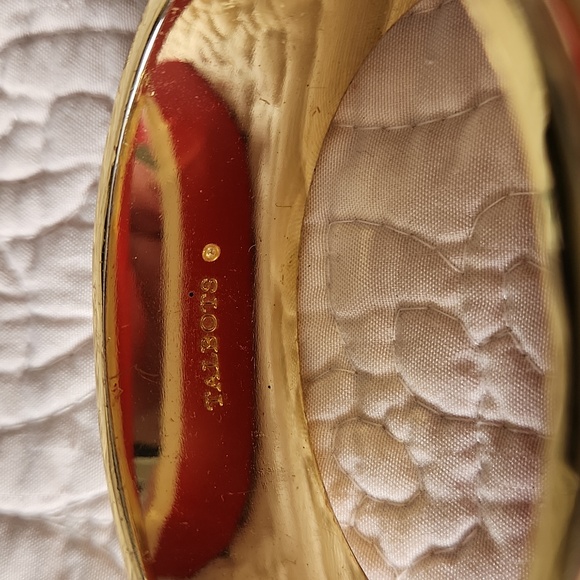 Talbots ivory and gold cuff bracelet - Picture 2 of 6